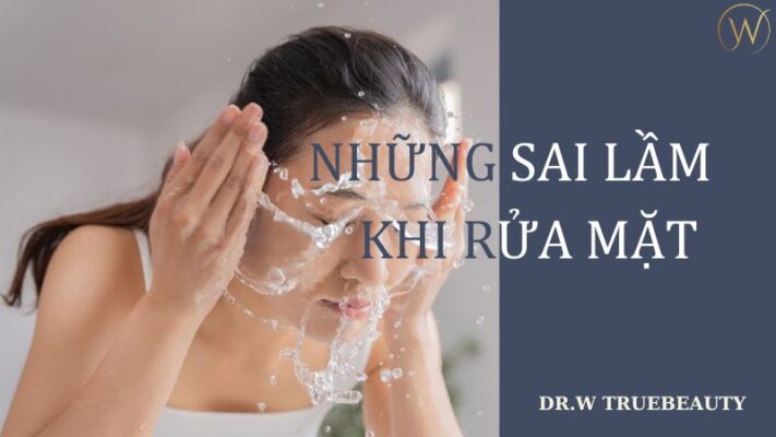 Sai lầm khi rửa mặt